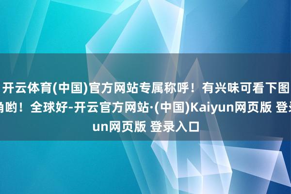 开云体育(中国)官方网站专属称呼!有兴味可看下图右下角哟!全球好-开云官方网站·(中国)Kaiyun网页版 登录入口