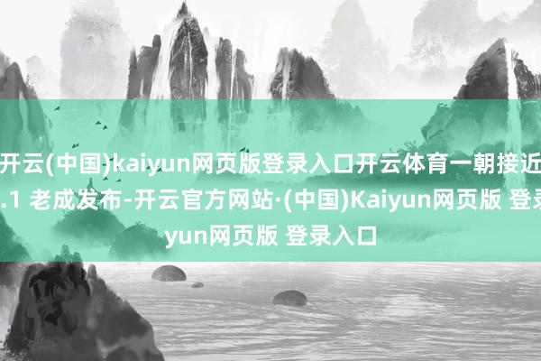 开云(中国)kaiyun网页版登录入口开云体育一朝接近 12.0.1 老成发布-开云官方网站·(中国)Kaiyun网页版 登录入口